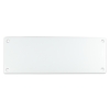 Emaille bord van 20 bij 7 cm, eigen opdruk mogelijk.