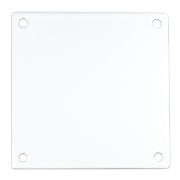 Huisnummerbord 10x10 wit met eigen nummer/tekst
