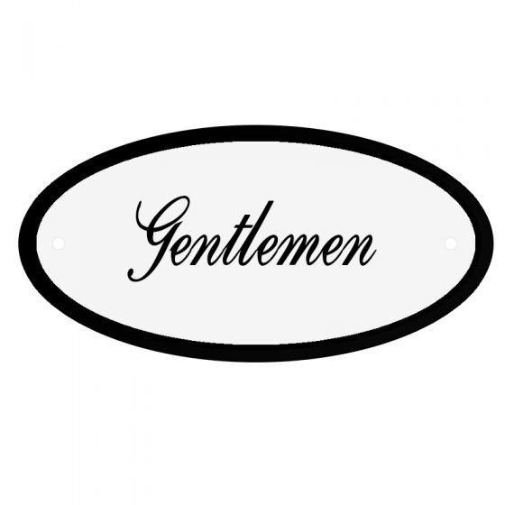 Deurbord Gentleman