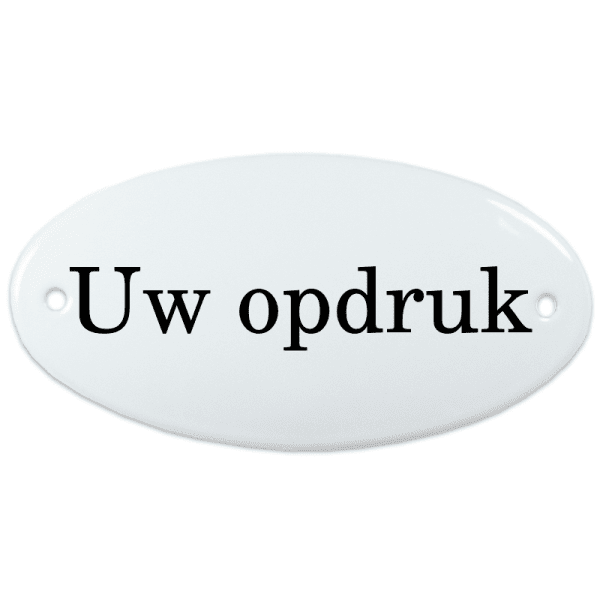 Deurbord eigen naam of tekst zonder kader