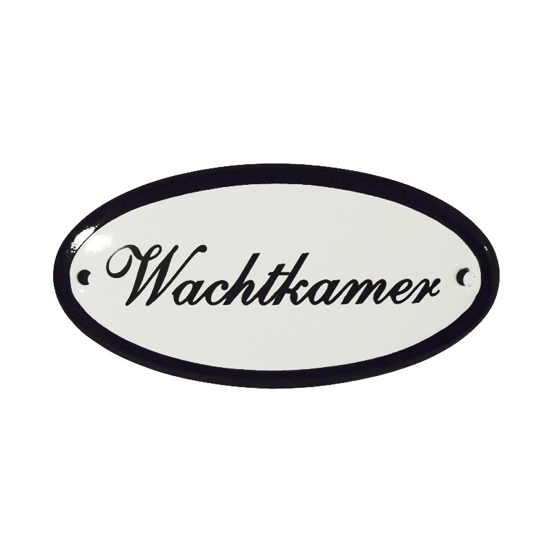 Deurbord Wachtkamer