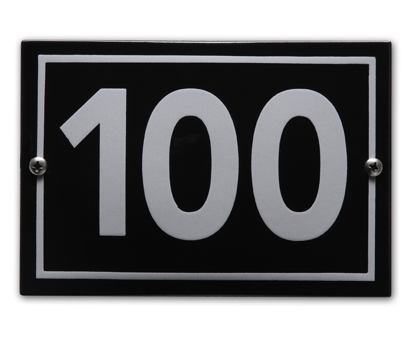 Huisnummerbord 16x11 cm 'Phil' modern