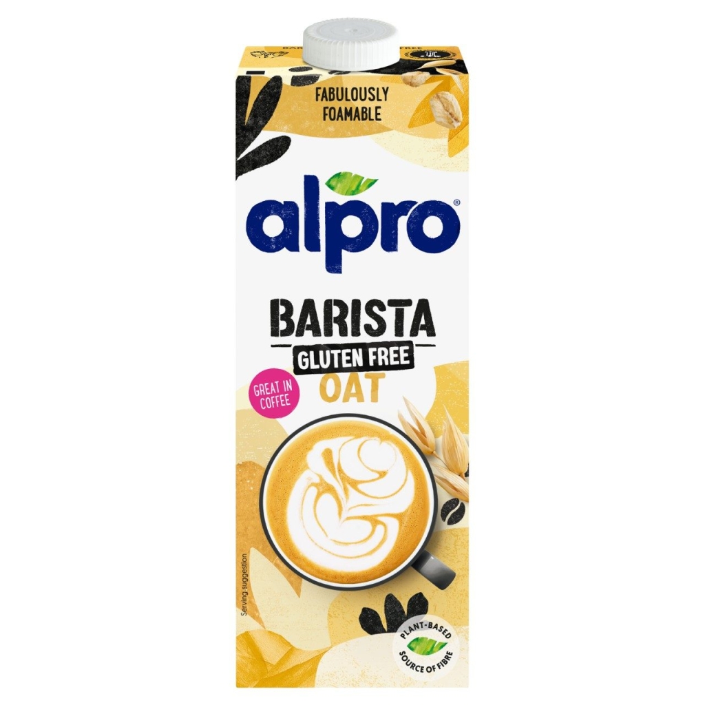 Alpro Barista Haver - glutenvrije opschuimdrink - doos 8 x 1 liter