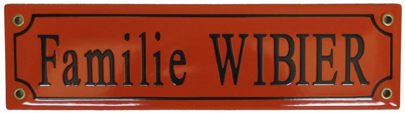 Straatnaambord klein & extra