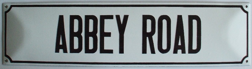 Straatnaambord Abbey Road