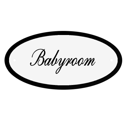 Deurbord Babyroom