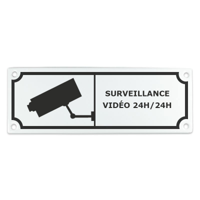 'Surveillance Vidéo' 20x7cm