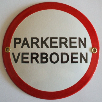 Parkeren verboden