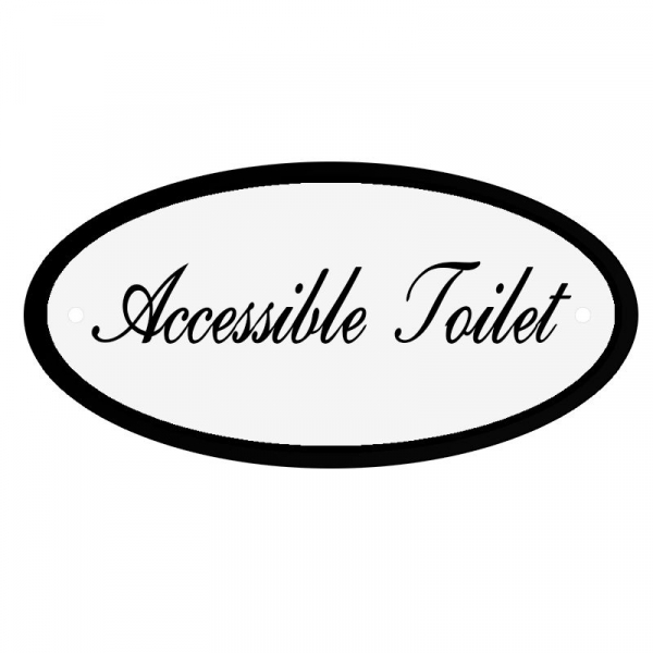 Deurbord Accessible Toilet
