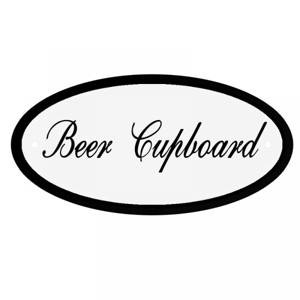 Deurbord Beer Cupboard