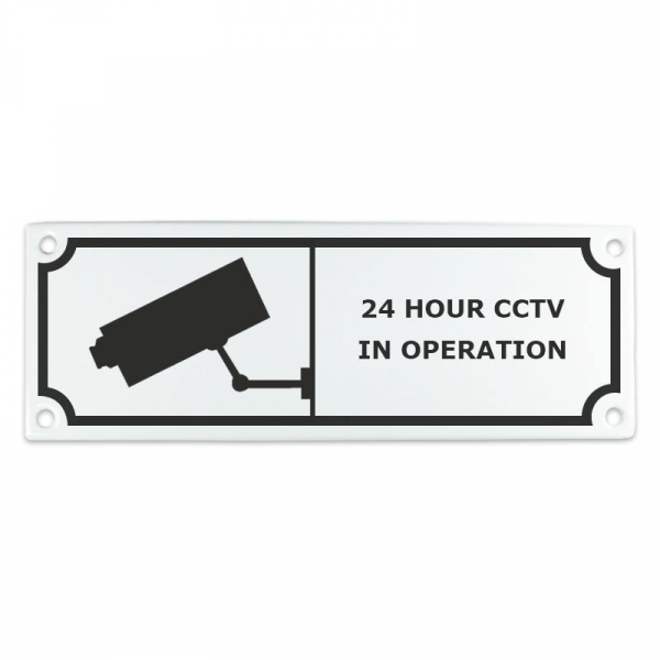 24 HOUR CCTV IN OPERATION