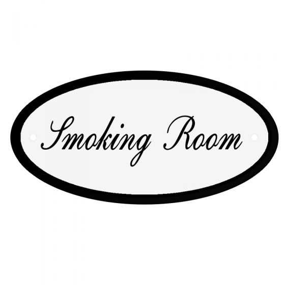 Deurbord Smoking Room