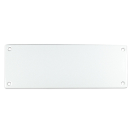 Emaille Bord 20x7 rechthoekig blanco