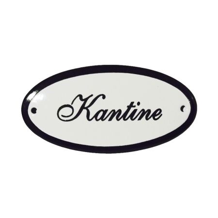 Deurbord Kantine
