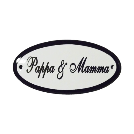 Deurbord Pappa & Mamma
