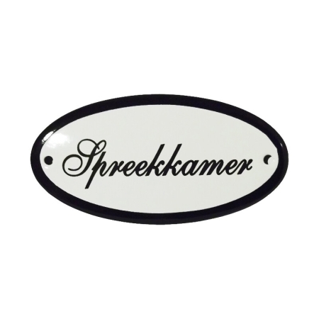 Deurbord Spreekkamer