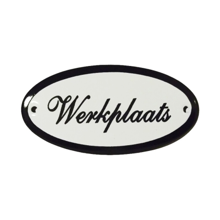 Deurbord Werkplaats