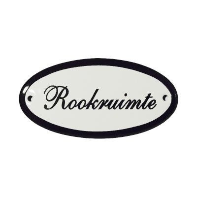 Deurbord Rookruimte