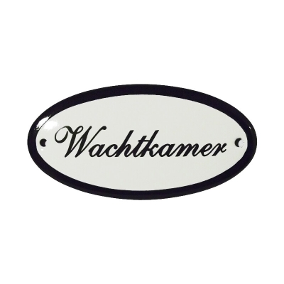 Deurbord Wachtkamer