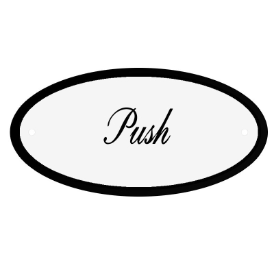 Deurbord Push