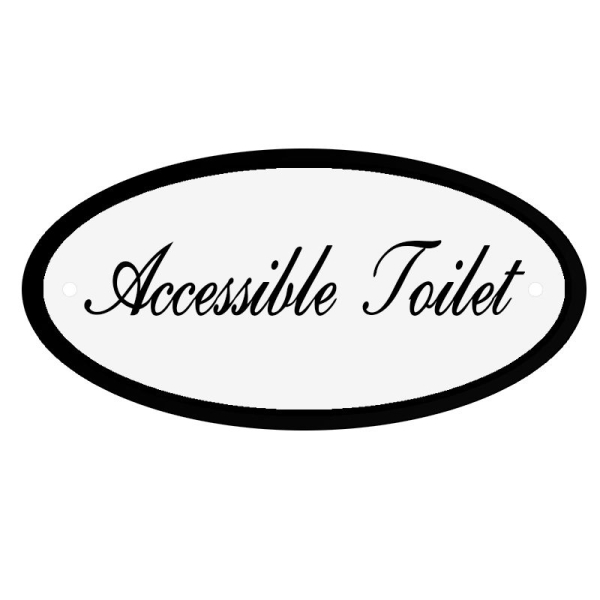 Deurbord Accessible Toilet