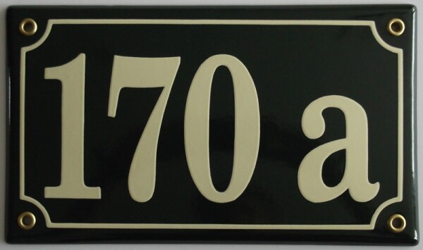 Huisnummerbord 'extra 22x13' 5 cijfers/letters